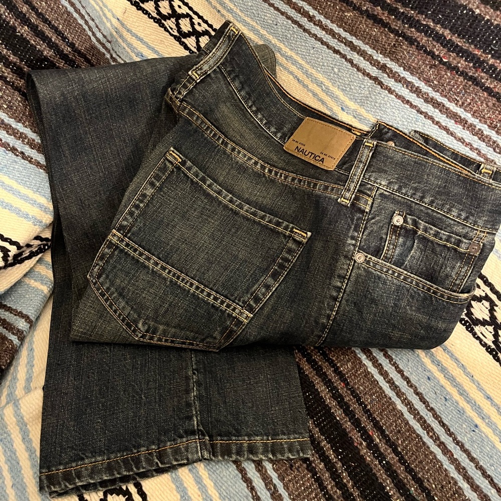 Men’s Nautica Relaxed fit 36x32 100% cotton